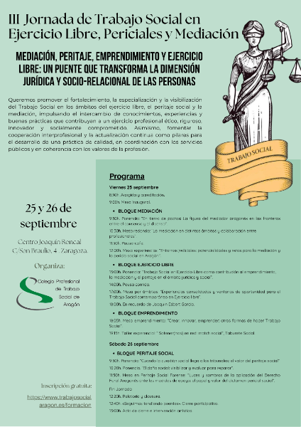 III Jornadas de Trabajo Social en Ejercicio Libre, Periciales y Mediación
